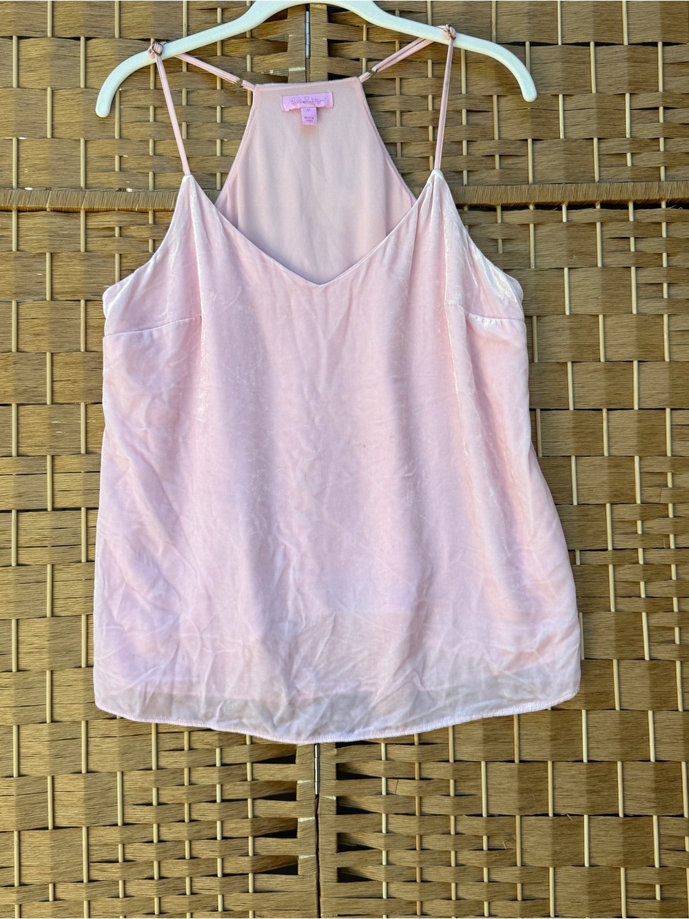 Lilly Pulitzer Viscose & Silk Camisole Light Pink Women’s Medium